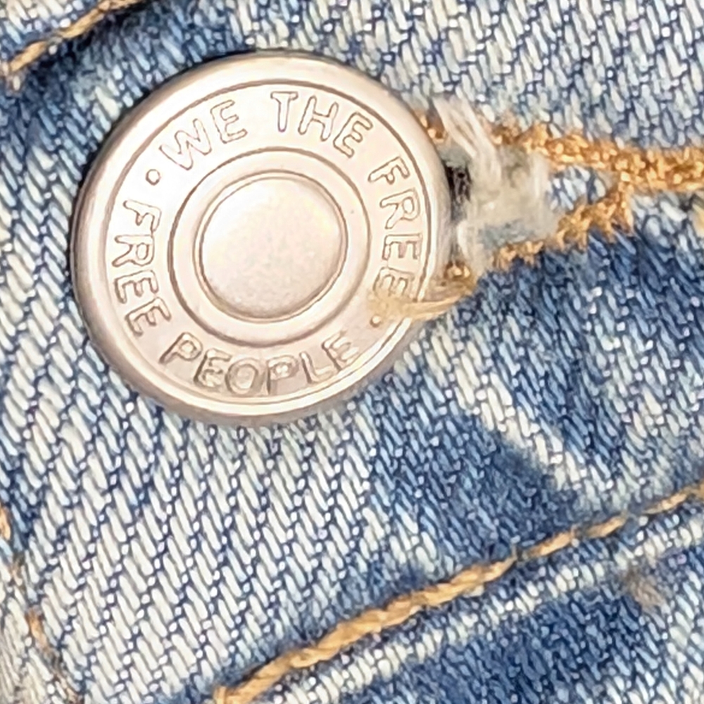 Free People Women's Blue Jeans